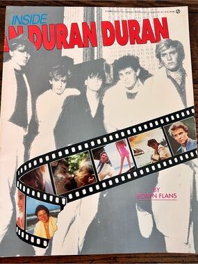 Vintage 1984 Inside Duran Duran Book by Roby Flans 64pgs
